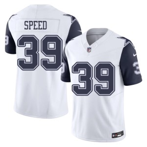 White Replica DAL #39 Mens Color Rush Ameer Speed Jersey 588563-910