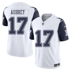 White Game Brandon Aubrey #17 Dallas Color Rush Men's Jersey 772588-174