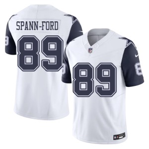 White Football Men #89 Dallas Cowboys Brevyn Spann-Ford Color Rush Jersey 667752-223