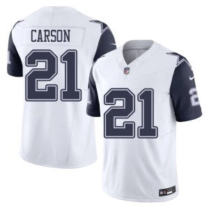 White Color Rush NFL Men's DAL Cowboys Caelen Carson #21 Jerseys 194879-299