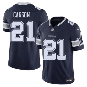 Navy #21 NFL Dem Boys Men's Caelen Carson Jersey 980909-468