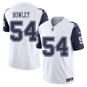 White Chuck Howley Player Mens Color Rush #54 Dallas Cowboys Jersey 362759-887