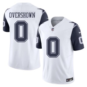 White Cowboys Color Rush Replica #0 DeMarvion Overshown Men's Jersey 798774-469