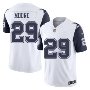 White Embroidery Cowboys Mens #29 Color Rush Devin Moore Jerseys 958677-756