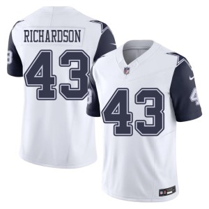 White Men #43 Limited Lone Star Cowboys Color Rush Dominic Richardson Jerseys 581539-785