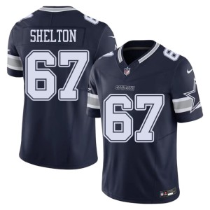 Navy #67 Drew Shelton Stitched Men's Dem Boys Jersey 593335-688
