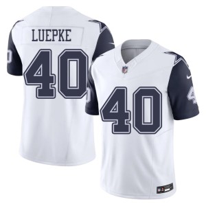 White Player Men Hunter Luepke DAL Color Rush #40 Jersey 794478-464