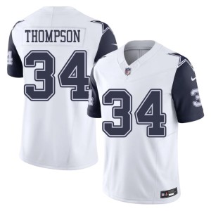 White Stitched D-Boys Jalen Thompson Color Rush Mens #34 Jersey 799388-642