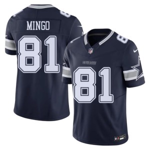 Navy #81 Men's NIL Lone Star Cowboys Jonathan Mingo Jerseys 147912-973