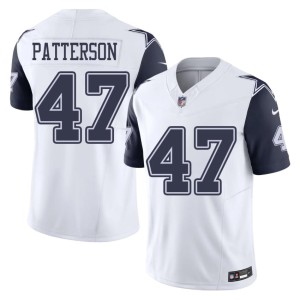 White Limited Langston Patterson Color Rush Dallas Cowboys Men's #47 Jerseys 907888-673