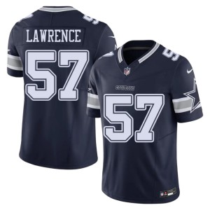 Navy Malachi Lawrence Game Cowboys Nation #57 Men Jersey 110303-543