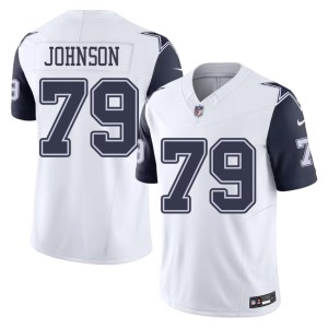 White Cowboys Nation Marcellus Johnson Color Rush #79 Official Men Jersey 678289-117