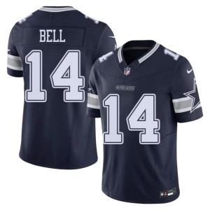Navy DAL Men #14 Embroidery Markquese Bell Jersey 779689-229