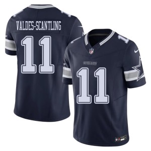 Navy Men #11 Cowboys Nation Embroidery Marquez Valdes-Scantling Jerseys 664315-681