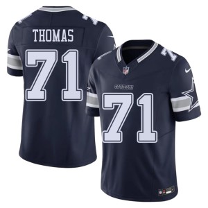 Navy #71 Replica DAL Nate Thomas Mens Jerseys 482767-692