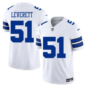 White Nick Leverett DAL NIL Mens #51 Jerseys 999587-352