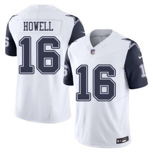 White Color Rush Sam Howell Mens NFL #16 Dem Boys Jerseys 454292-986