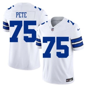 White Men #75 Big D Shiyazh Pete Limited Jerseys 760221-596
