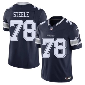 Navy Terence Steele DAL Cowboys Men's Player #78 Jerseys 442010-256