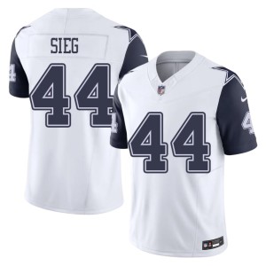 White Color Rush #44 Lone Star Cowboys Game Trent Sieg Men Jerseys 344991-733