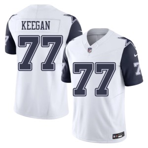 White Trevor Keegan Color Rush 2026 Men #77 Cowboys Jersey 182329-325