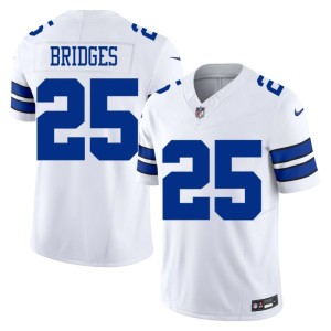 White Mens Trikweze Bridges NIL #25 The Pokes Jersey 689531-547
