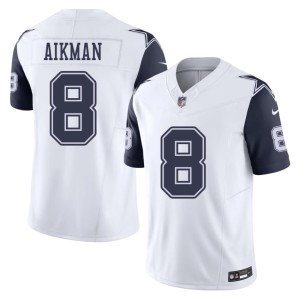 White Mens Replica Color Rush Troy Aikman #8 America's Team Jerseys 931624-362