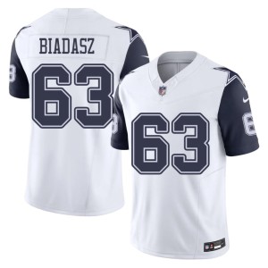 White 2026-27 Color Rush Men's Tyler Biadasz Cowboys #63 Jersey 222355-943