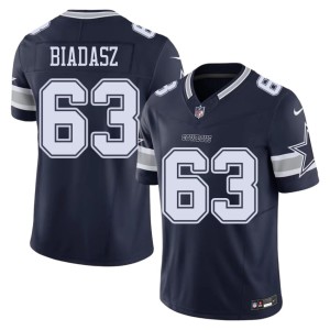 Navy Dem Boys Men's Tyler Biadasz #63 2026 Jerseys 909689-572