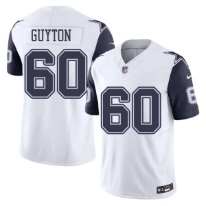 White Tyler Guyton DAL Cowboys Color Rush #60 Men Player Jersey 422694-754
