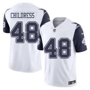 White #48 Color Rush Zion Childress 2026 Mens Cowboys Jerseys 606478-883