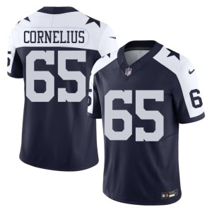 Navy Alternate Men Ajani Cornelius #65 Replica The Pokes Jersey 417353-309