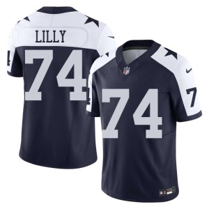 Navy Bob Lilly DAL Cowboys Alternate Game Men's #74 Jersey 683002-228