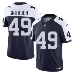 Navy D-Boys Men #49 Replica Alternate Charles Snowden Jersey 715530-414