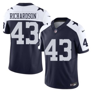 Navy Dominic Richardson Alternate Men's DC Limited #43 Jersey 125299-305
