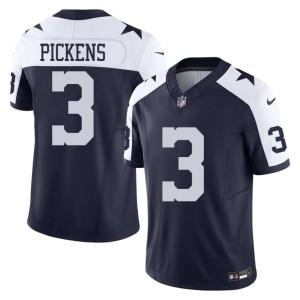 Navy Alternate Game Cowboys Men George Pickens #3 Jersey 785155-254