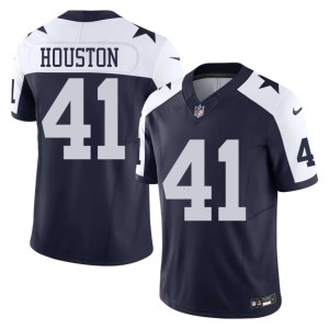Navy #41 NFL Alternate Dallas James Houston Men's Jerseys 409259-414