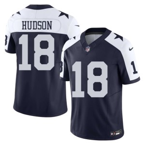 Navy Football Jordan Hudson Dallas Cowboys Mens Alternate #18 Jerseys 306081-428