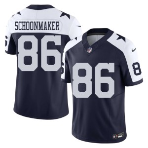 Navy Men's Player Alternate #86 DAL Cowboys Luke Schoonmaker Jersey 742255-427