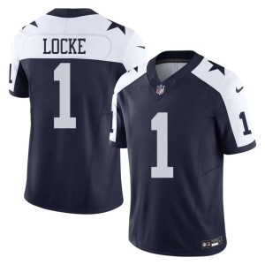 Navy Alternate Mens P.J. Locke #1 Cowboys Player Jerseys 134472-389