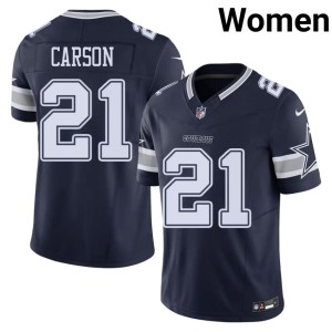 Navy Game #21 Caelen Carson Dallas Women's Jersey 125148-226