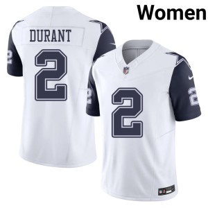 White Women's Color Rush Cobie Durant NFL #2 America's Team Jerseys 238804-970