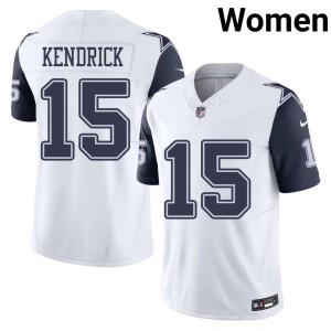 White DC Derion Kendrick #15 NIL Color Rush Womens Jerseys 671226-462