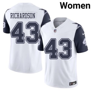 White Player Dem Boys Dominic Richardson Color Rush #43 Womens Jersey 352843-607