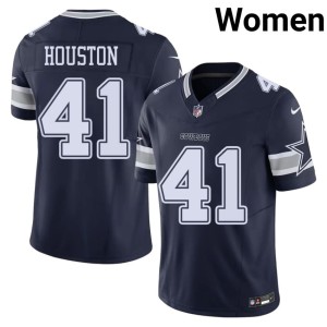 Navy 2026 Women's Lone Star Cowboys #41 James Houston Jerseys 805732-768