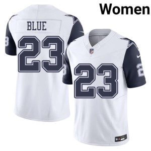 White Jaydon Blue Color Rush Women's Embroidery #23 Cowboys Jerseys 696157-305
