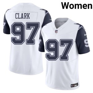 White Color Rush Womens Kenny Clark The Pokes Game #97 Jersey 854176-391