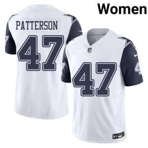 White D-Boys Langston Patterson Color Rush Womens #47 Official Jersey 476352-169