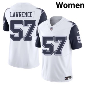 White #57 Color Rush Malachi Lawrence DC Women's Football Jersey 129215-315
