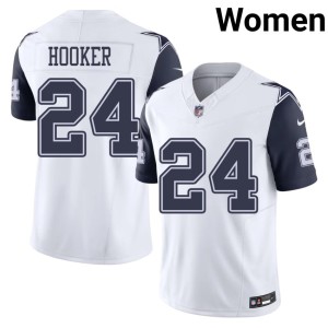 White Malik Hooker Women's Color Rush Dallas Game #24 Jerseys 484604-806